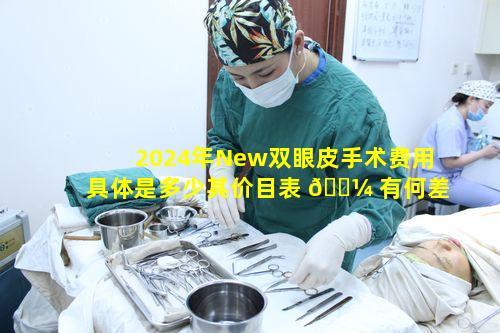 2024年New双眼皮手术费用具体是多少其价目表 🐼 有何差 🌿 异呢